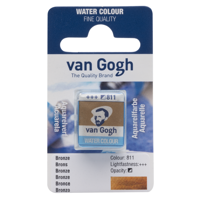 Acuarela Van Gogh Pastilla 1/2 Godet Nº 811 Color Bronce