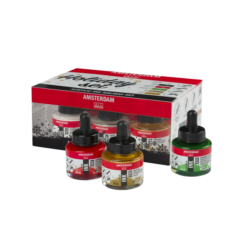 Amsterdam Holyday Set tinta acrílica 6 x 30ml