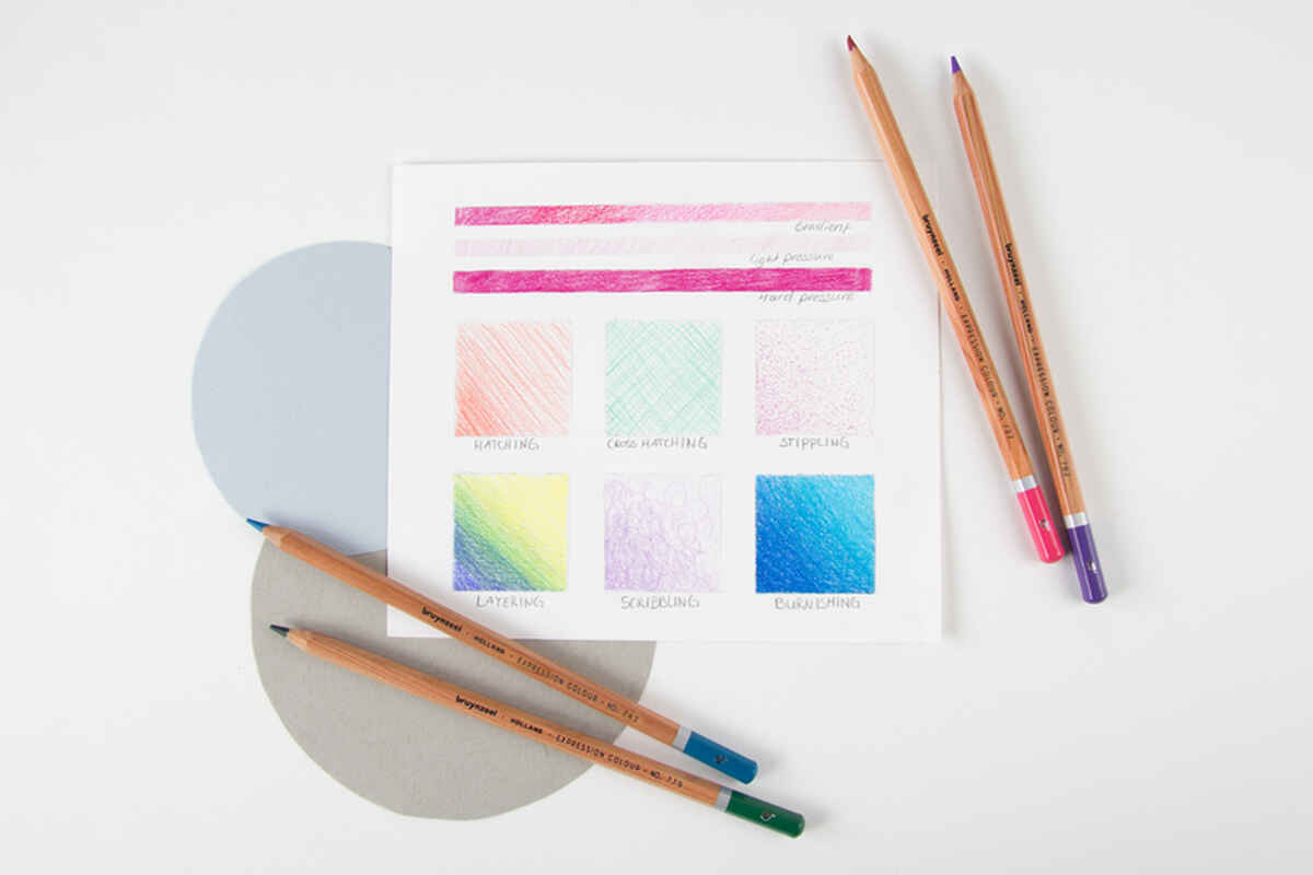 Bruynzeel Box of 24 colored pencils Expression Series