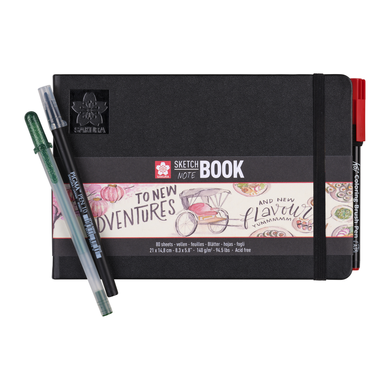 Sakura Talens Sketch Note Book 140gr 21x14 8cm 80 Sheets