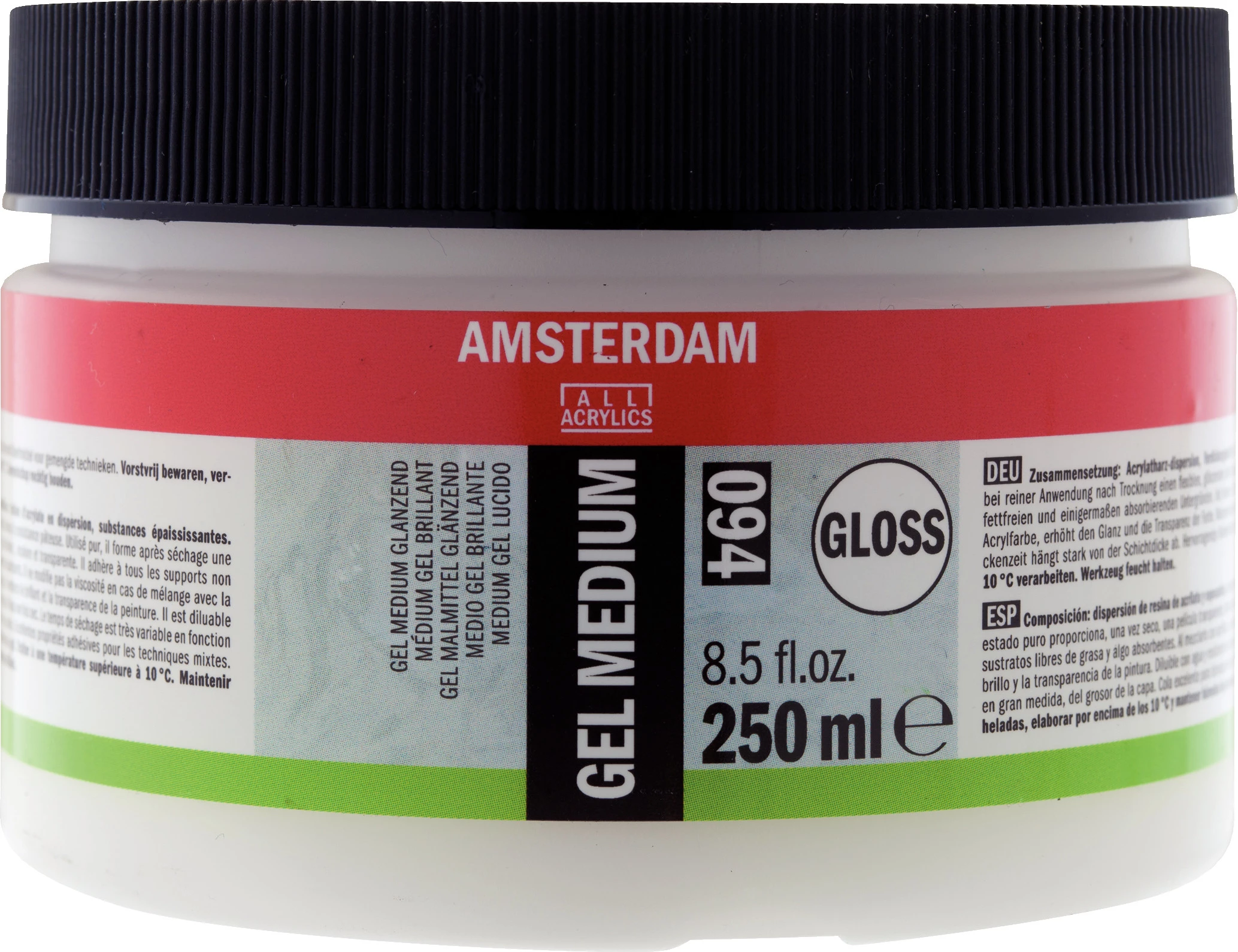 Amsterdam Bote de medio gel brillante 094 Frasco 250 ml