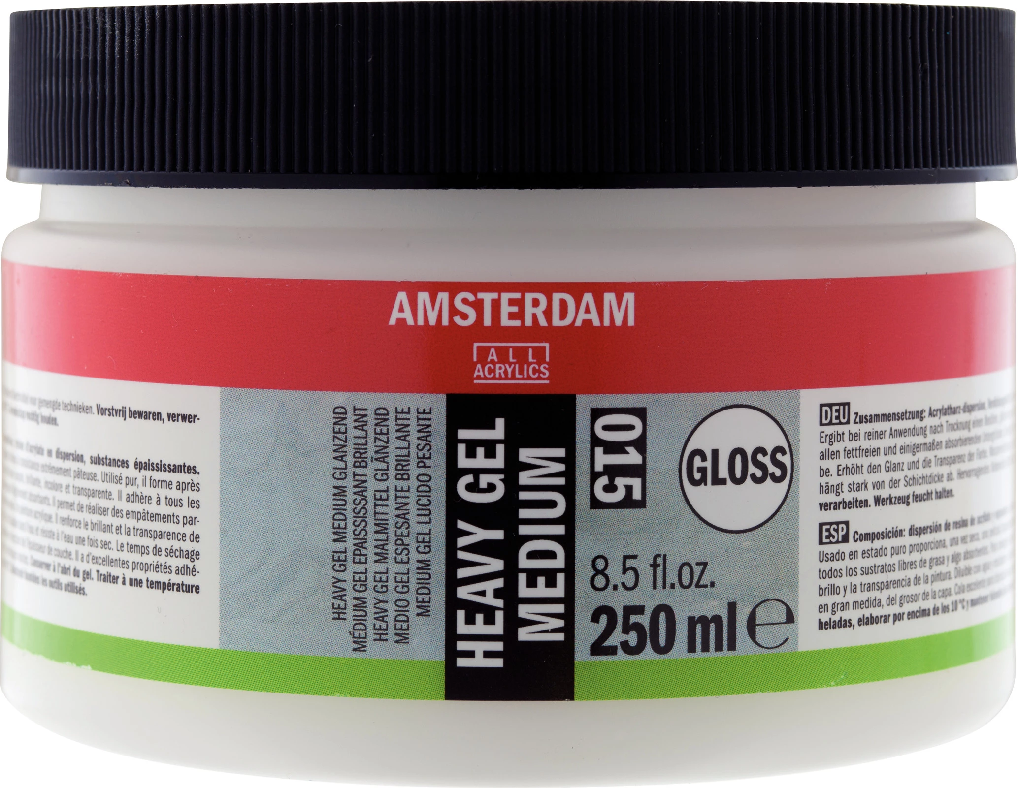 Amsterdam Bote de medio gel espesante brillante Frasco 250 ml