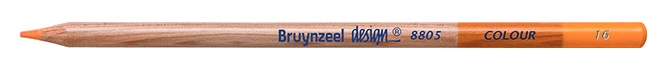 Bruynzeel Design Lápices de color Anaranjado medio (880516K)