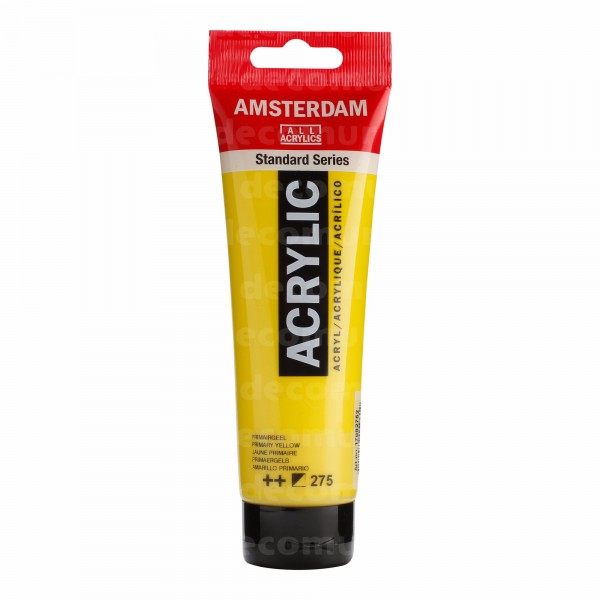 Amsterdam Acrílico 120 ml Color Amarillo Primario 275
