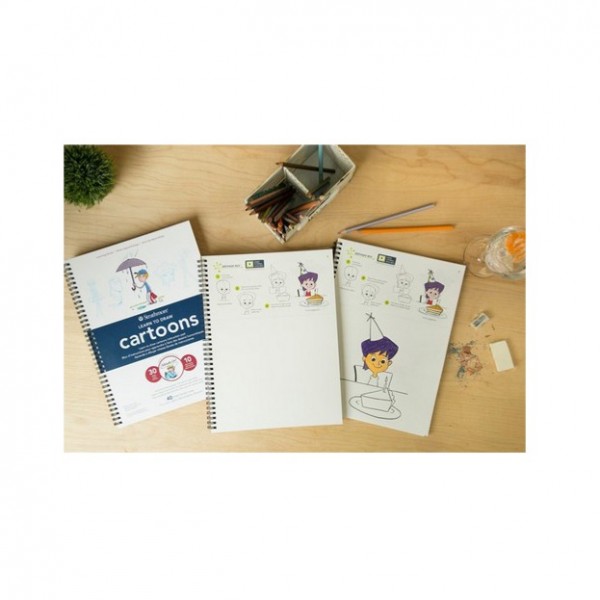 Strathmore Learn to draw vignettes 104gr 22 9x30 5cm 40 Sheets Learning Series