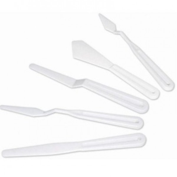 Talens Set 5 plastic spatulas