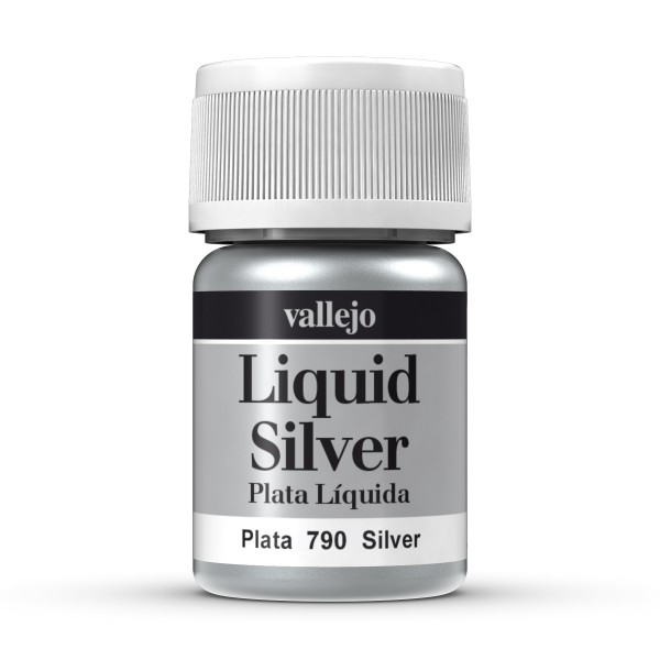 Vallejo Pintura Liquid Silver Plata Líquida nº 790 Plata 35ml