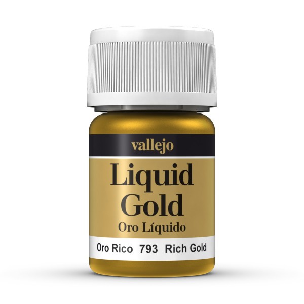 Vallejo Pintura Liquid Gold Oro Líquido nº 793 Oro rico 35ml