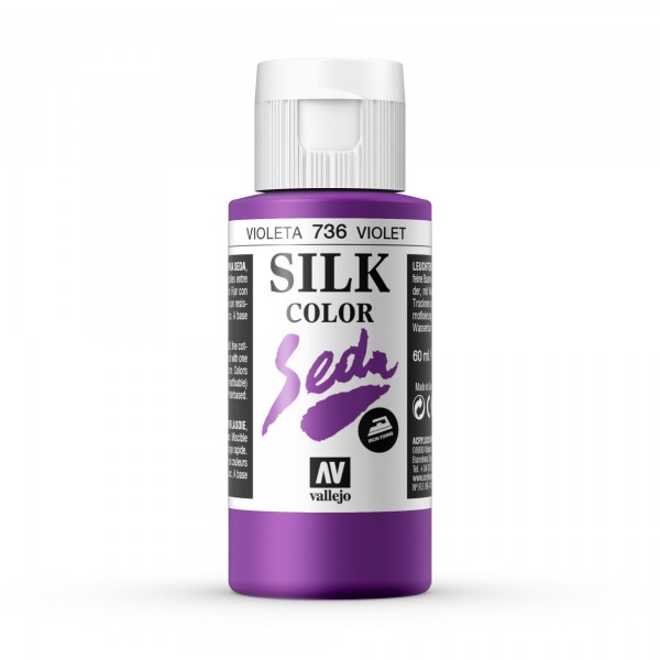 Pintura Para Seda Silk Color Vallejo Número 736  Color Violeta 60ml
