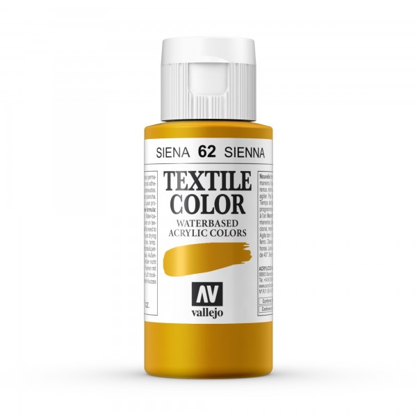 Vallejo Color Textile Paint Number 62 Color Siena 60ml