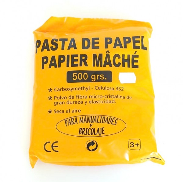 Pasta de papel (Papel Maché) 500grs.