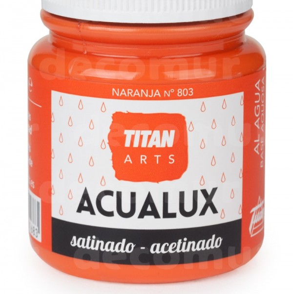 Titan Acualux Satinado 100ml Naranja 803