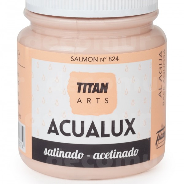 Titan Acualux Satinado 100ml Salmón 824