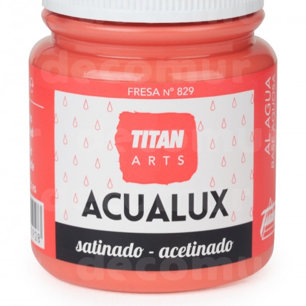 Titan Acualux Satinado 100ml Fresa 829