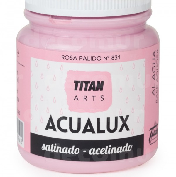 Titan Acualux Satinado 100ml Rosa Palido 831