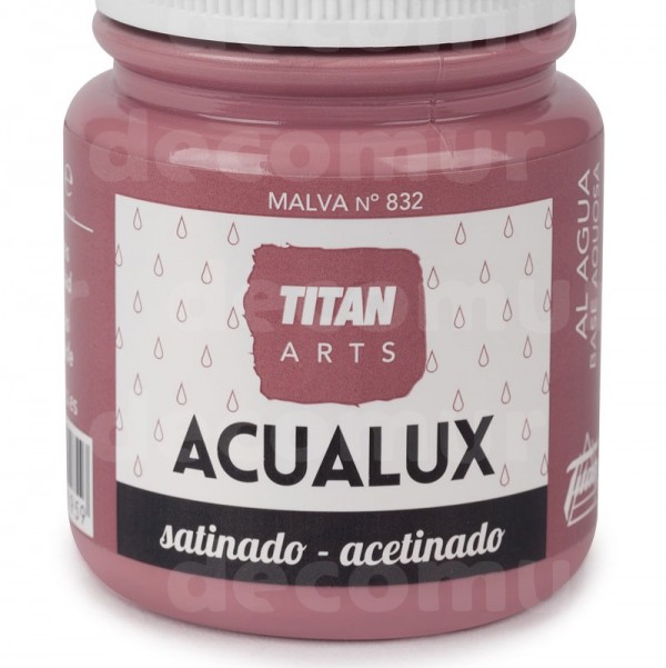Titan Acualux Satinado 100ml Malva 832