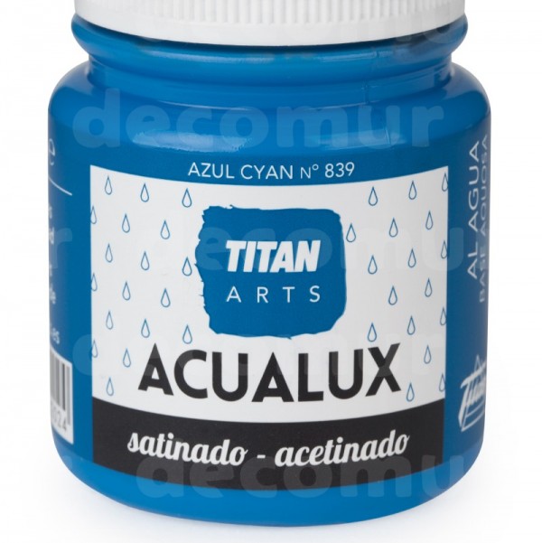 Titan Acualux Satinado 100ml Azul Ultramar 847