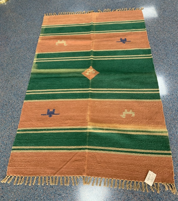 Universal-Chenille-Teppich 5 140x200cm 100% Baumwolle Handgefertigt in Indien