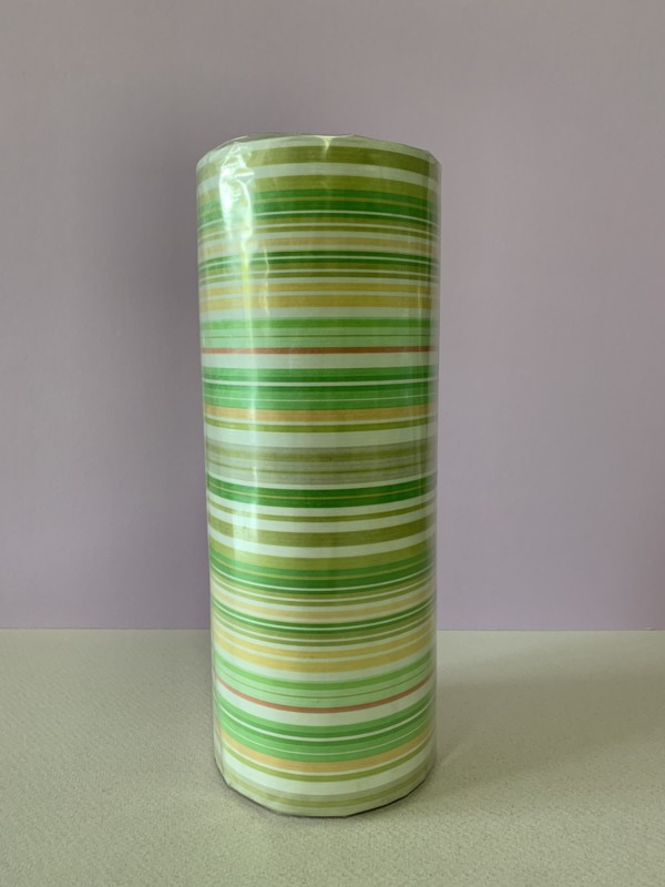 Gift Wrapping Paper Green Stripes