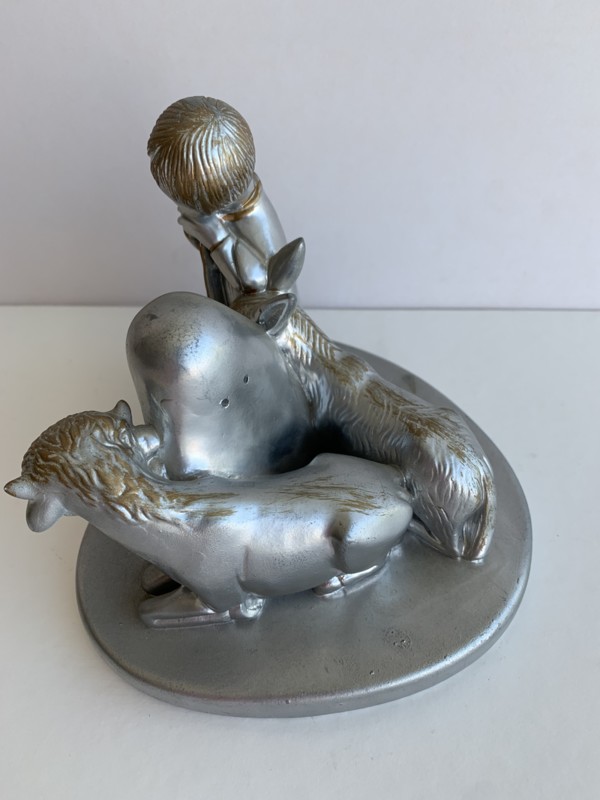 Krippe in Silber