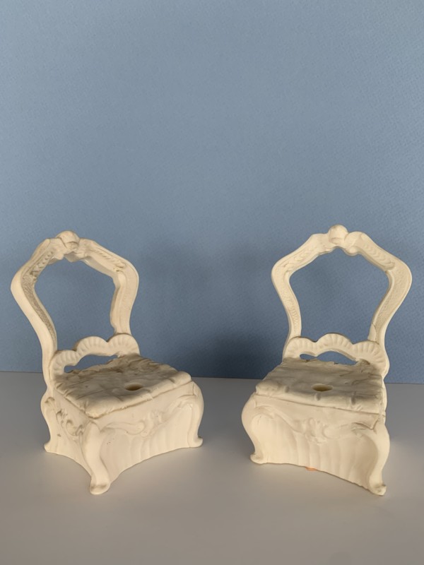 Pair of marmolina chairs