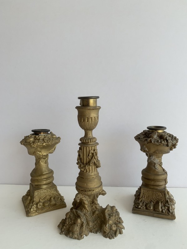 Set of candle support columns